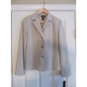 RAFAELLA PETITES KHAKI BLAZER SUIT JACKET NEW WITH TAGS LONG SLEEVED SIZE 8P